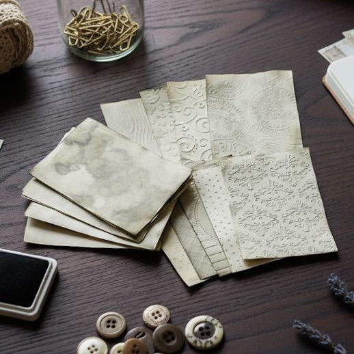 Kit papéis vintage para scrapbook A6