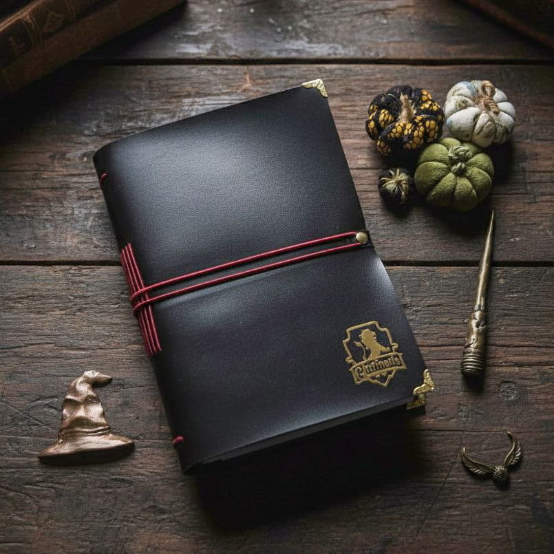 Diário Medieval Harry Potter, Folhas Envelhecidas, Casas de Hogwarts