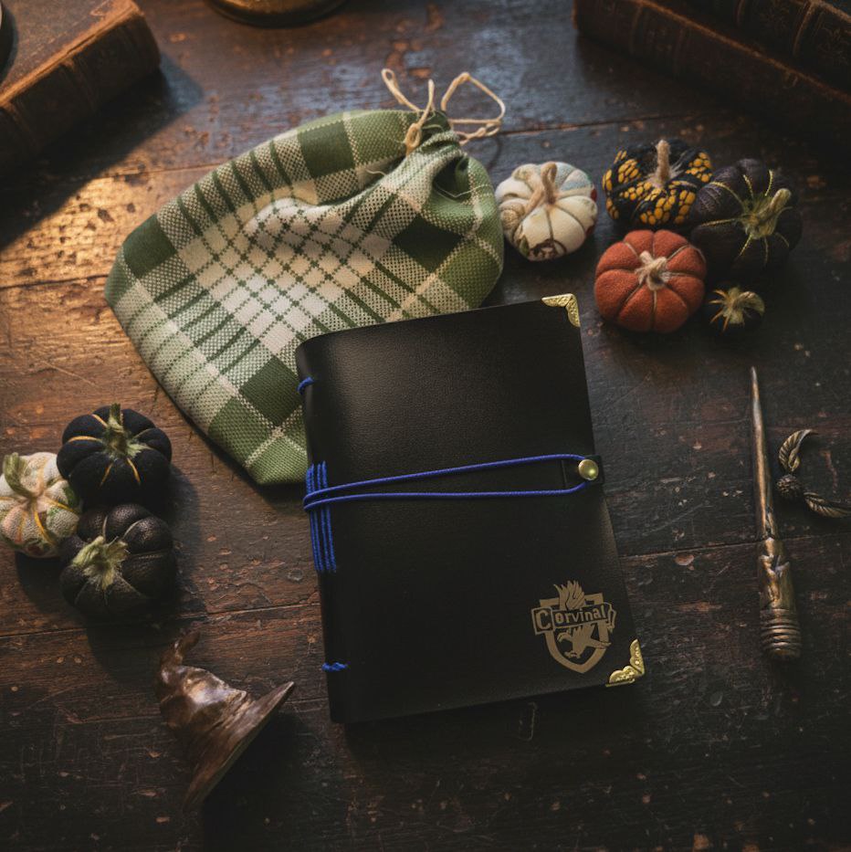 Diário Medieval Harry Potter, Folhas Envelhecidas, Casas de Hogwarts