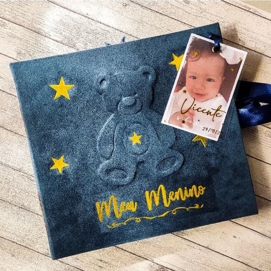 Álbum Fotografia Veludo Azul®