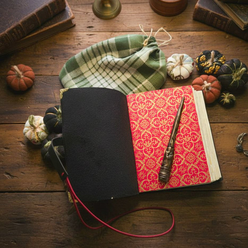 Diário Medieval Harry Potter, Folhas Envelhecidas, Casas de Hogwarts