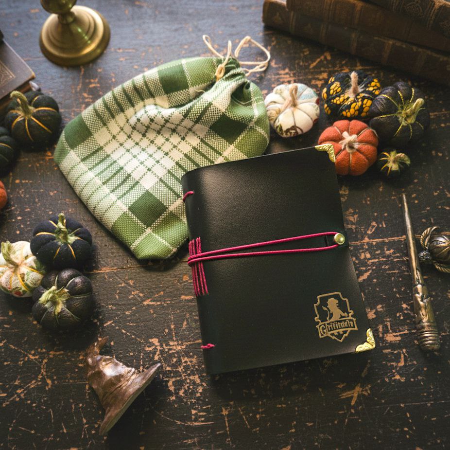 Diário Medieval Harry Potter, Folhas Envelhecidas, Casas de Hogwarts