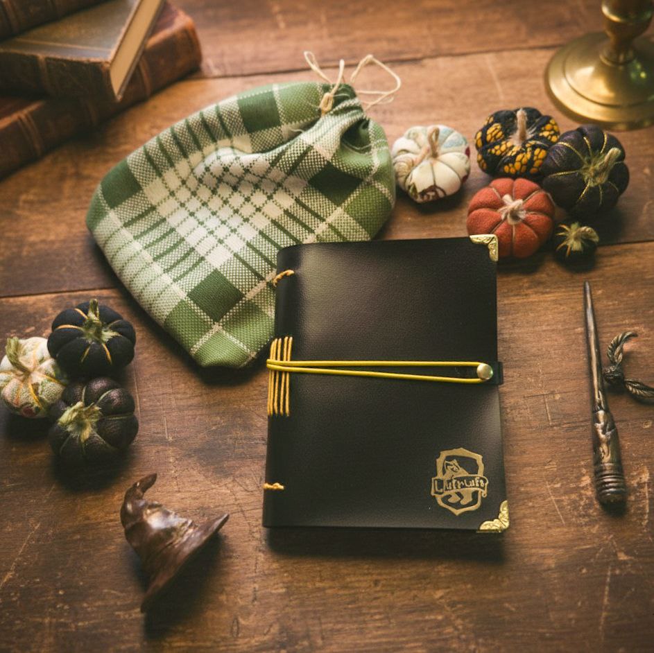 Diário Medieval Harry Potter, Folhas Envelhecidas, Casas de Hogwarts