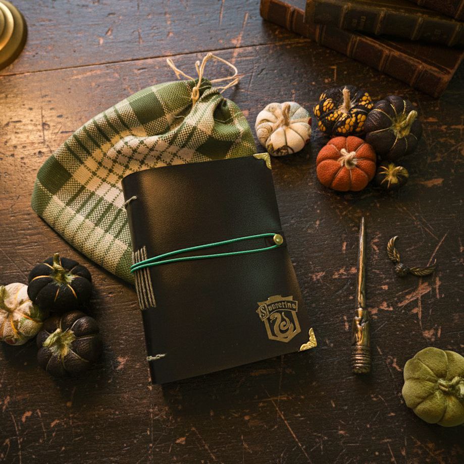 Diário Medieval Harry Potter, Folhas Envelhecidas, Casas de Hogwarts